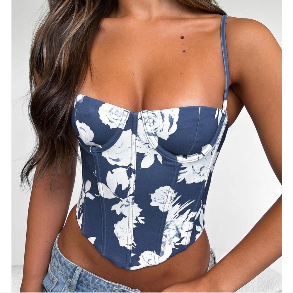 Bustier rose corset 🌹